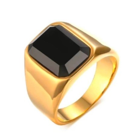 ইয়ামিনের কাল আকিক আংটি।(EKAA-105)